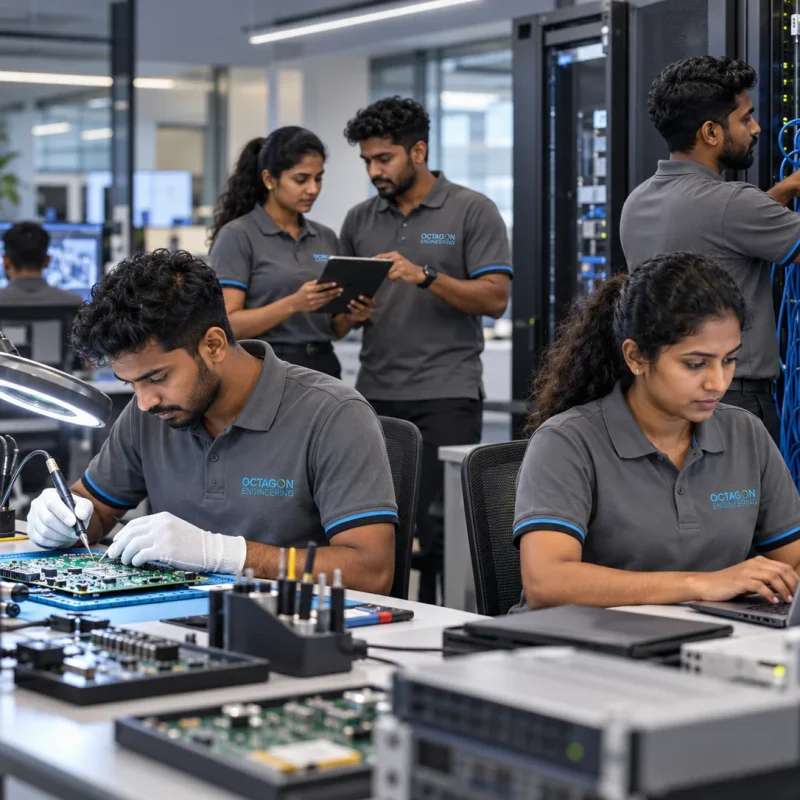 collaborative engineering lab team